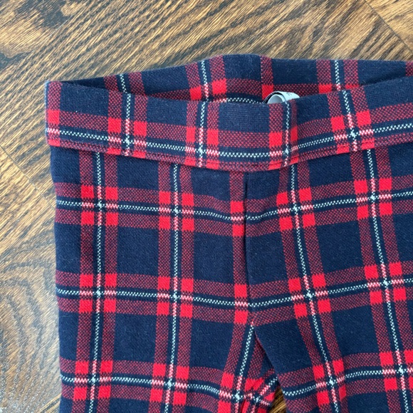 Janie and Jack - Toddler Girl - Tartan Button Cuff Ponte Pant - Size 4 - Picture 6 of 7